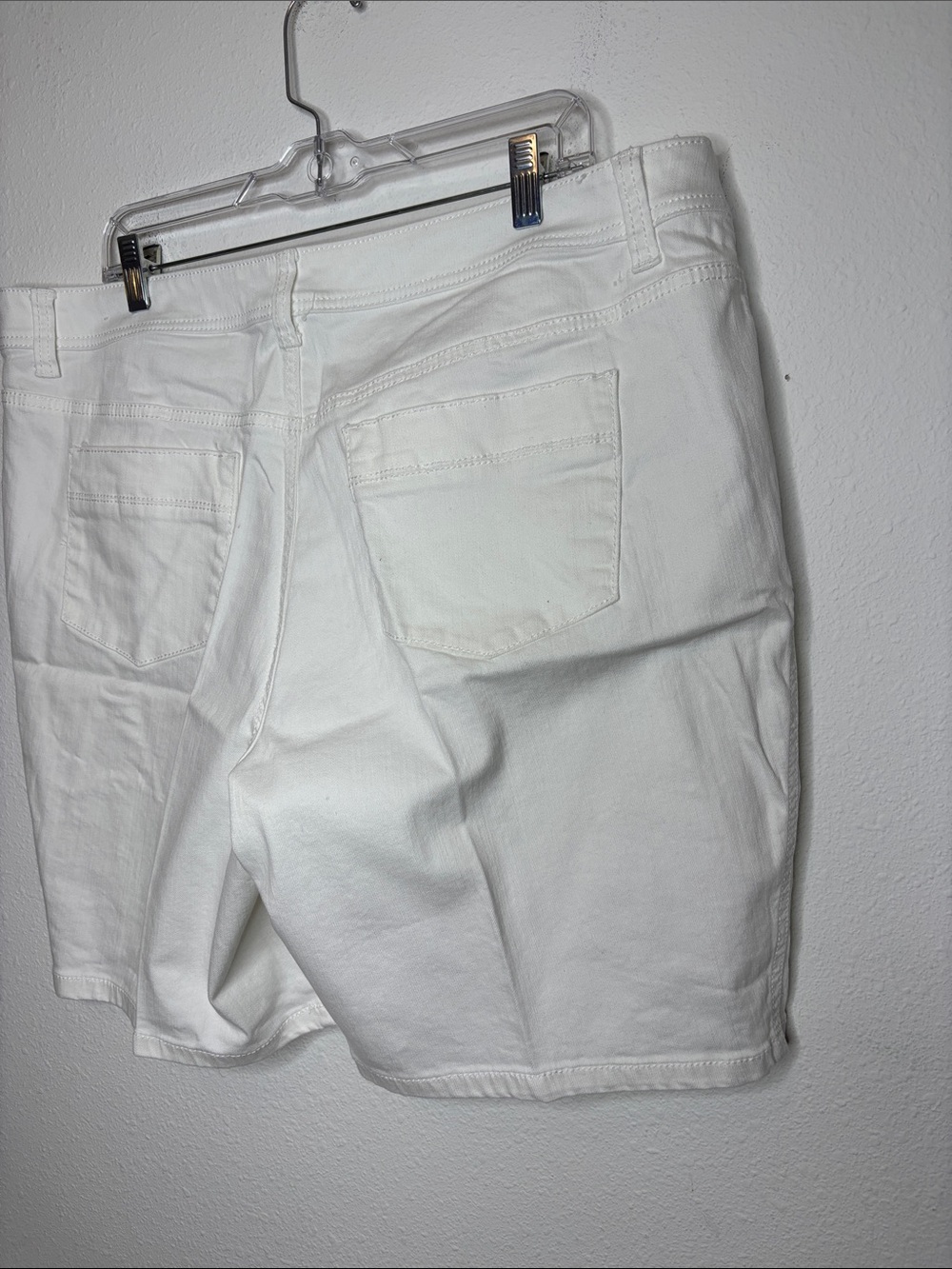 CJ Banks White Women's Bermuda Shorts - Picture 7 of 10